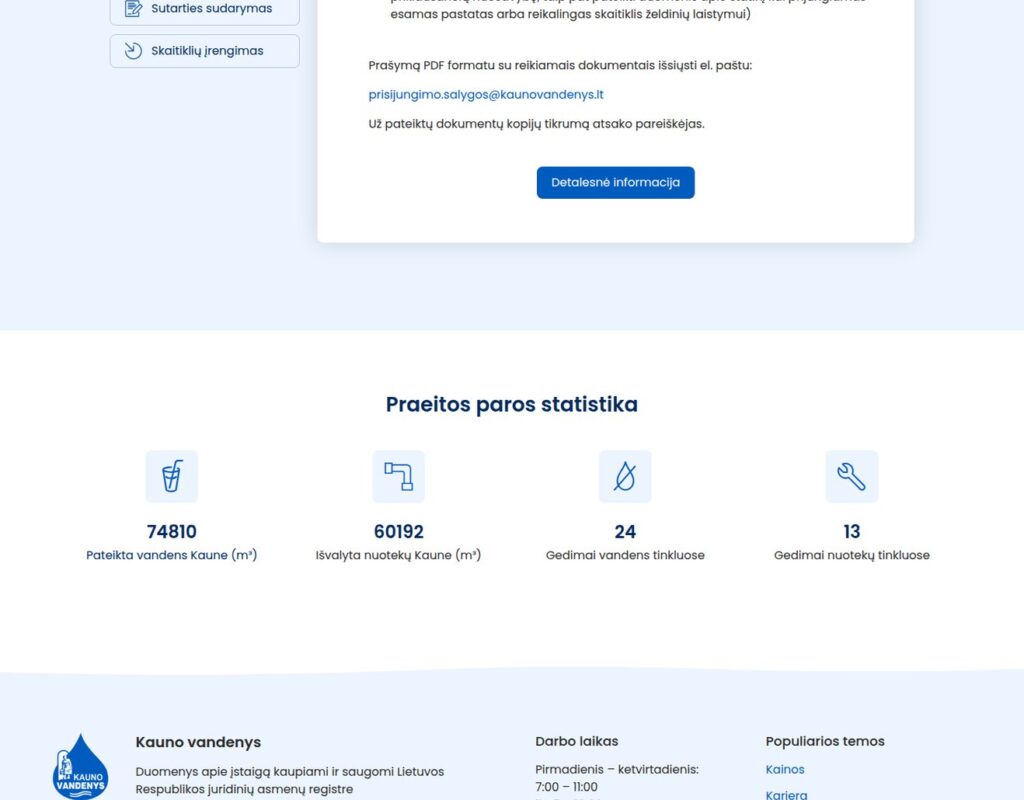 Vandens tiekimo paslaugų informacijos svetainė