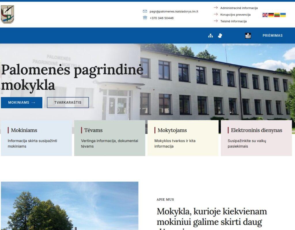 Bendruomenės ugdymas: Patogi svetainė naujienoms ir renginiams