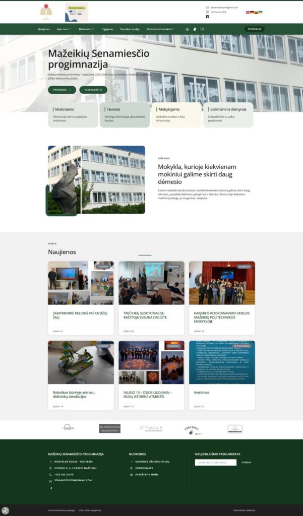 Bendruomenės veiklų ir informacijos svetainė