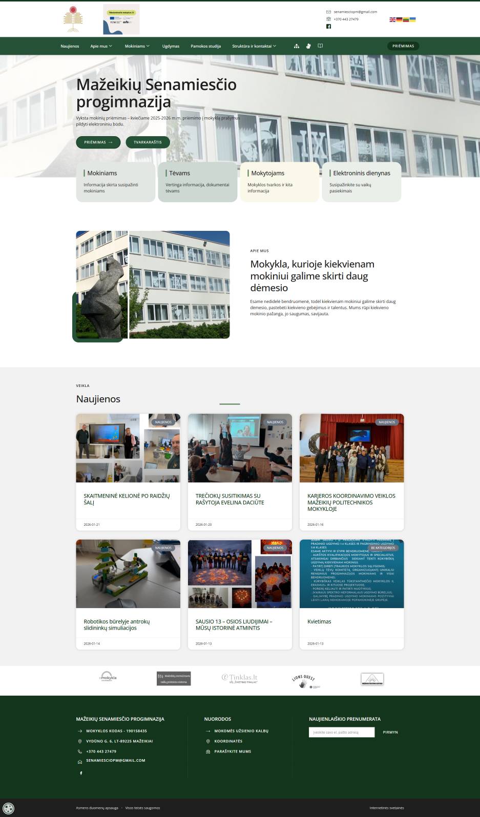 Bendruomenės veiklų ir informacijos svetainė