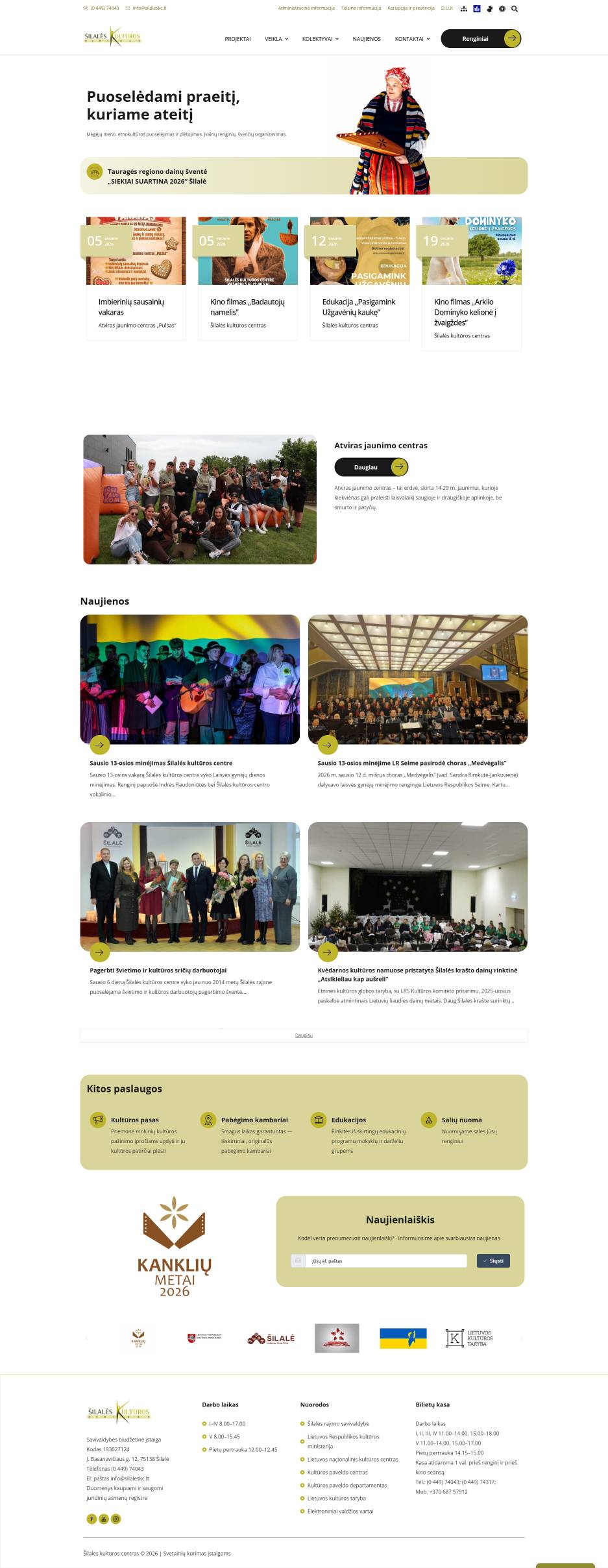 Bendruomenės renginių ir informacijos portalas