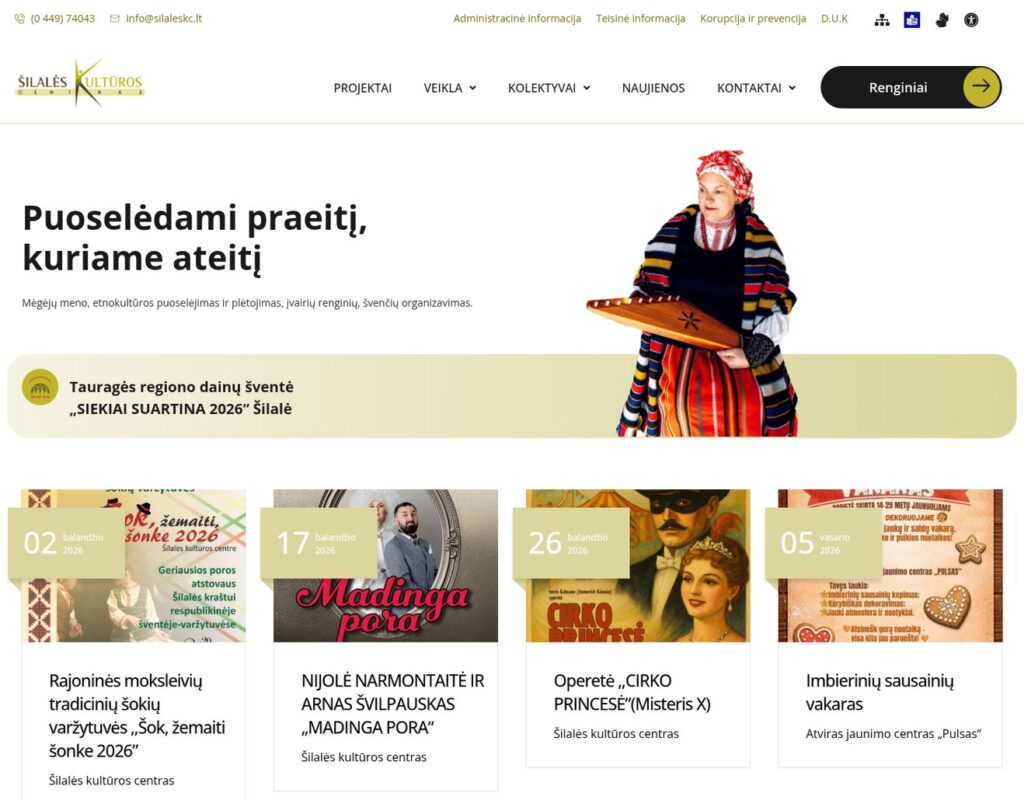 Bendruomenės renginių ir informacijos portalas