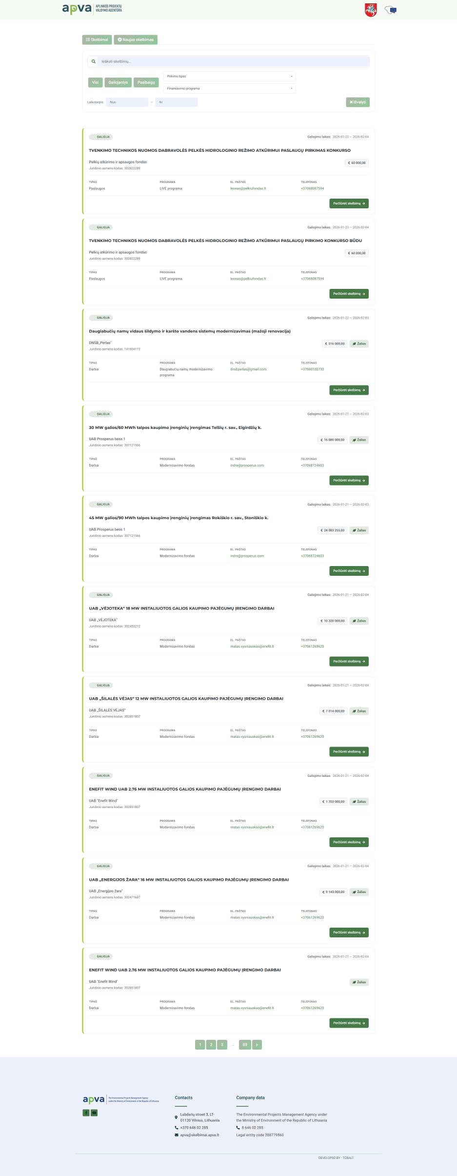 Aplinkosaugos platforma: efektyvi komunikacija iniciatyvoms