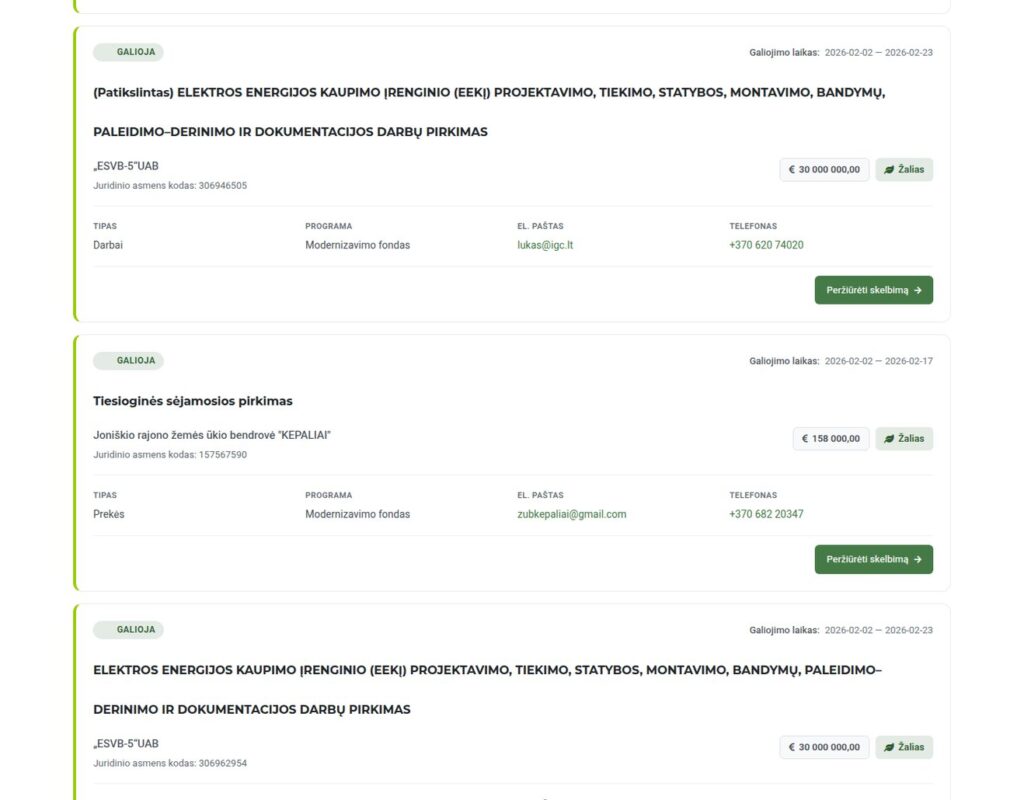 Aplinkosaugos platforma: efektyvi komunikacija iniciatyvoms