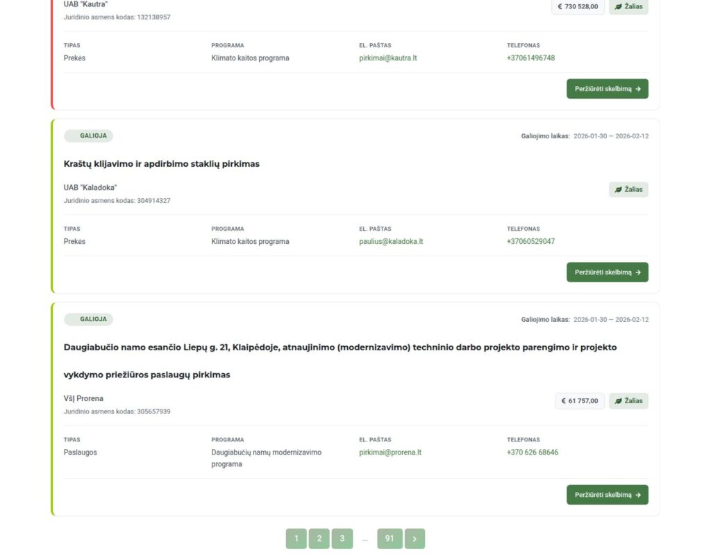 Aplinkosaugos platforma: efektyvi komunikacija iniciatyvoms