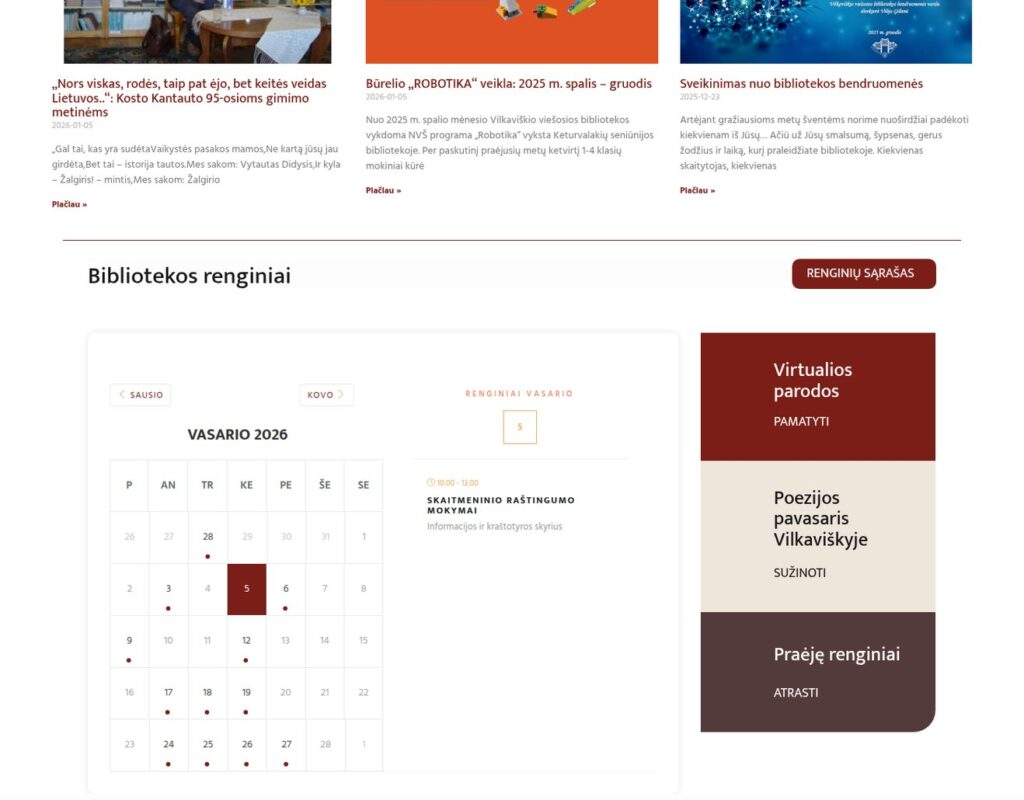 Bendruomenės veiklų ir paslaugų informacijos svetainė