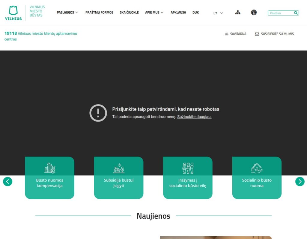 Būsto paslaugų ir informacijos platforma